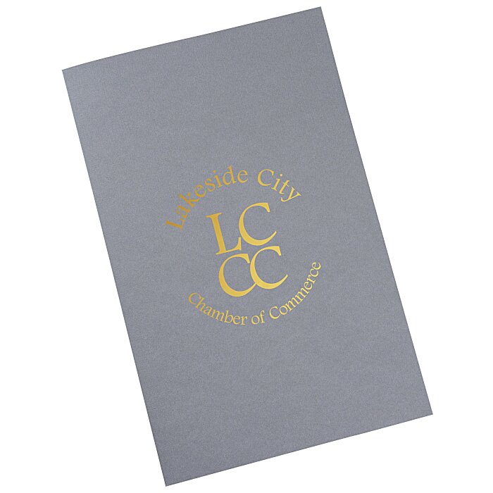 Custom Foil Stamped Legal Pocket Folder - Linen