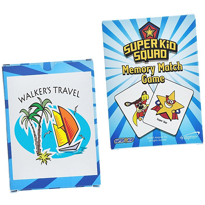 Custom Super Kid Memory Match Card Game