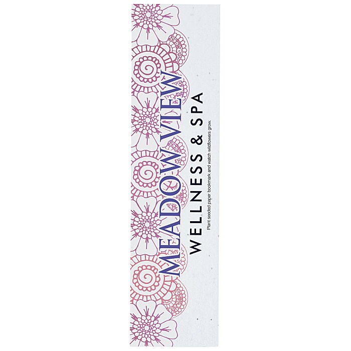 Custom Seed Paper Bookmark