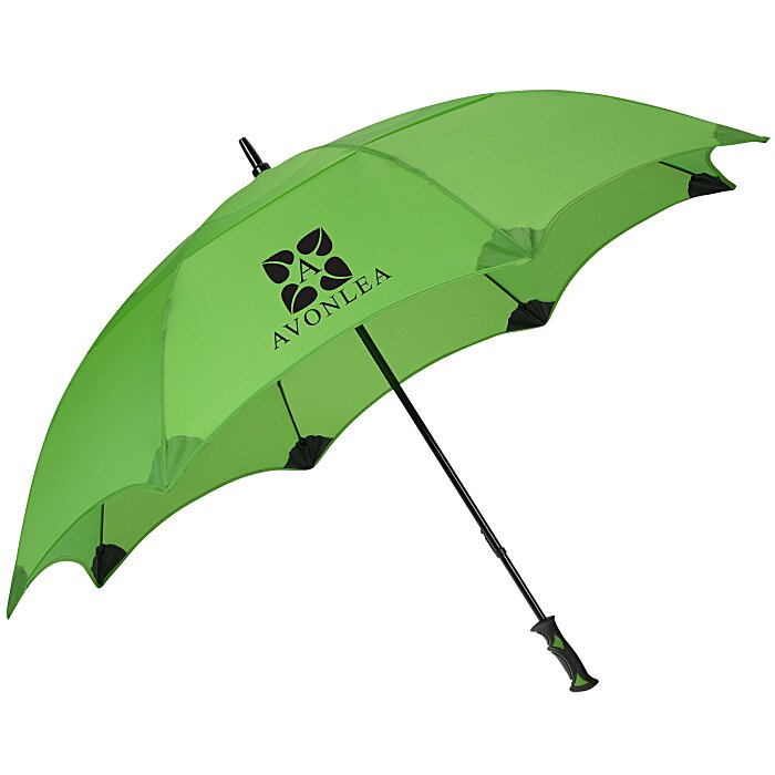 Custom Shield Safety Tip Umbrella - 62-inch Arc