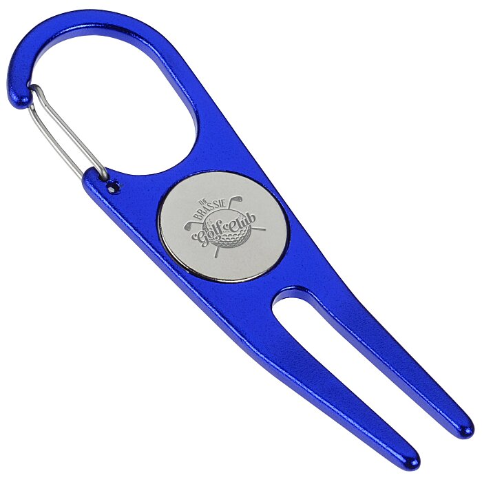 Custom Aluminum Divot Tool with Ball Marker