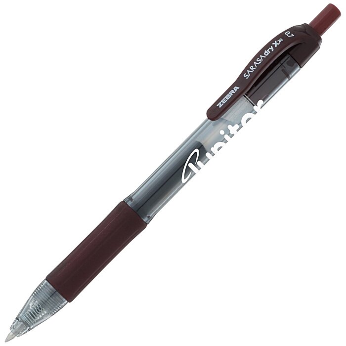 Custom Zebra Sarasa X20 Gel Pen - Translucent