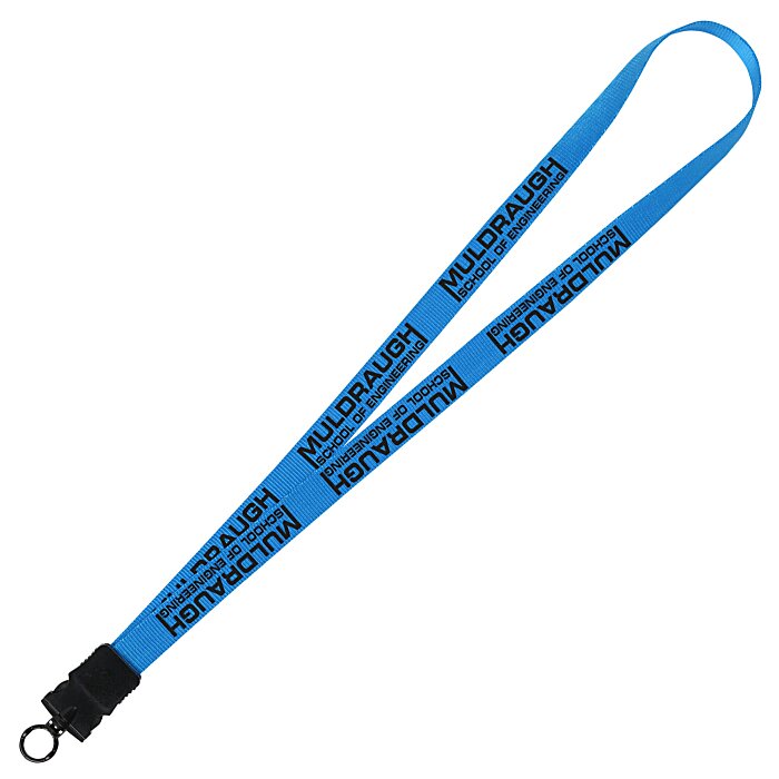 Custom Smooth Nylon Lanyard - 3/4