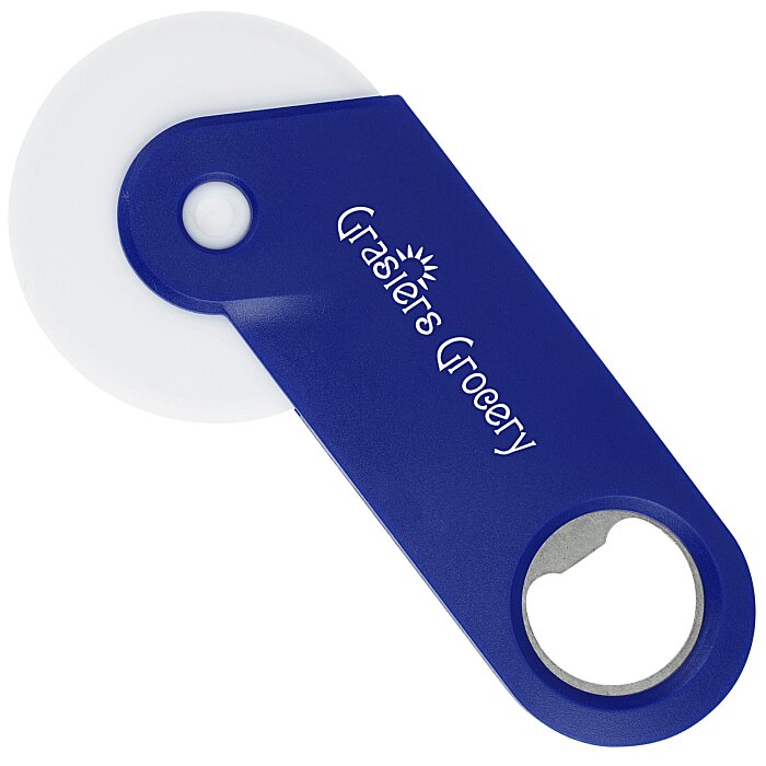 Custom Pizza Cutter with Bottle Opener