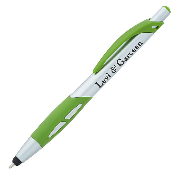 Custom Boston Stylus Pen - Silver