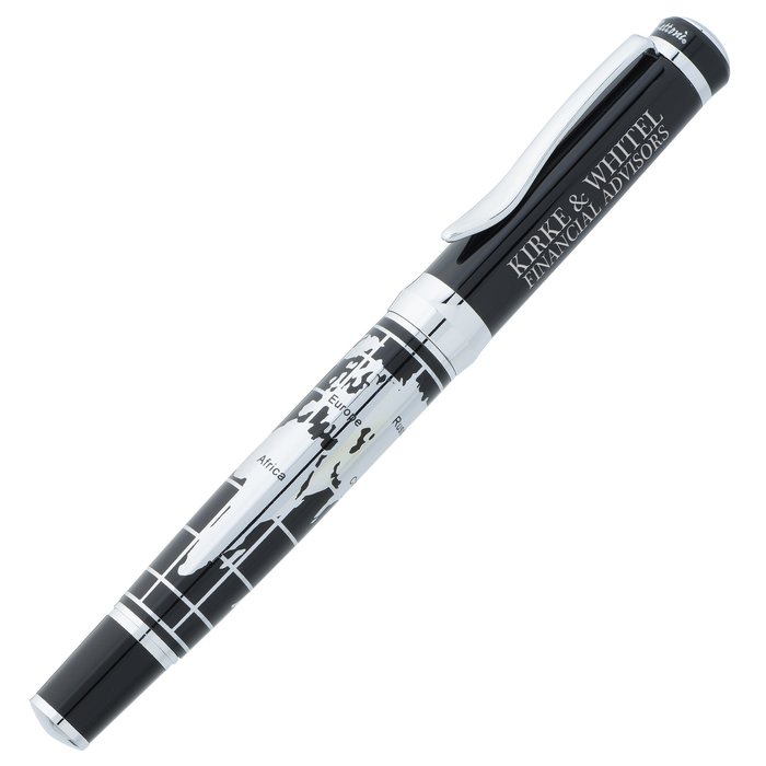 Custom Bettoni Chrome World Metal Rollerball Pen