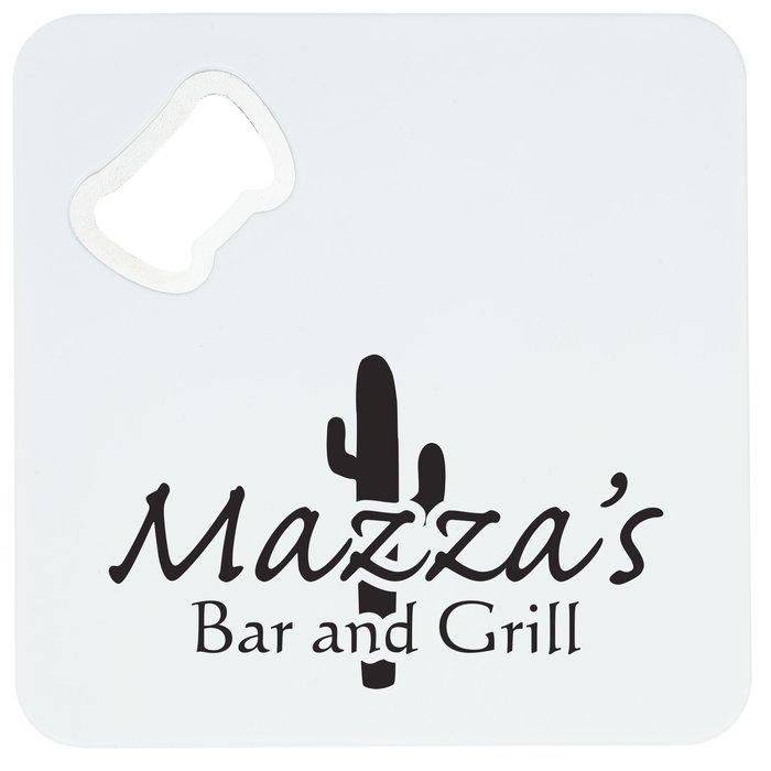 Custom Coaster with Bottle Opener