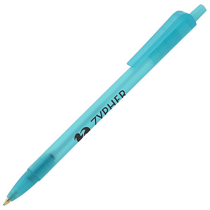 Custom Value Click Pen - Translucent