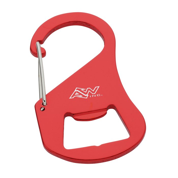 Custom Carry Along Carabiner Bottle Opener