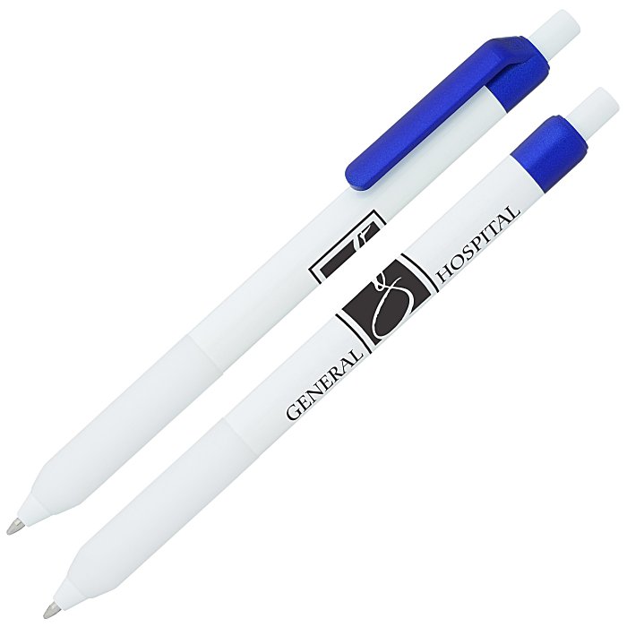 Custom Alamo Pen - White - Metallic