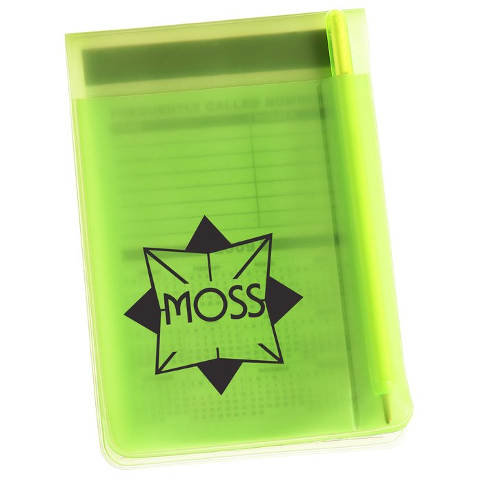 Custom Memo Book with Pen and Paper - Translucent - 100 pages