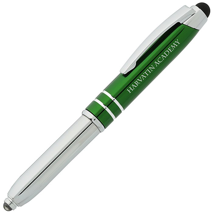 Custom Mercury Stylus Metal Pen with Flashlight