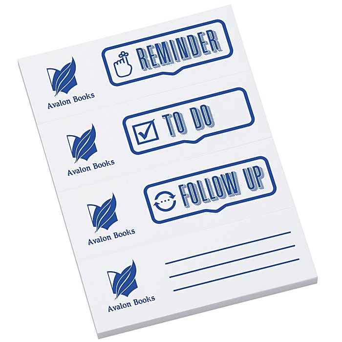Custom Post-it® Custom Page Markers - Reminder
