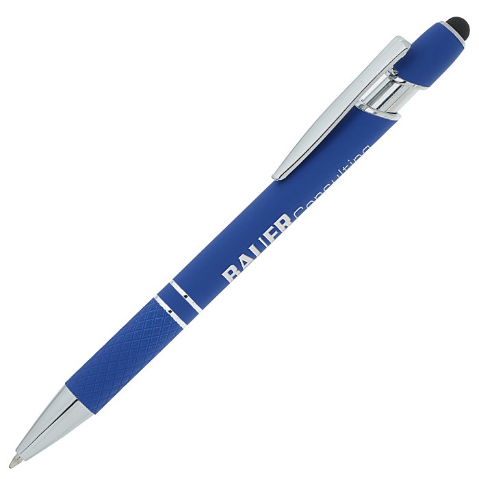 Custom Rita Soft Touch Stylus Metal Pen