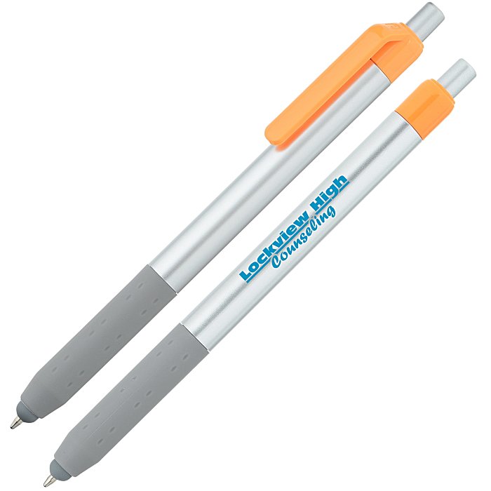 Custom Alamo Stylus Pen - Silver - Opaque