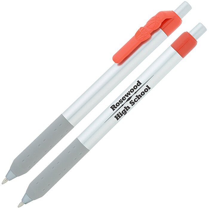 Custom Alamo Pen - Silver - Basketball
