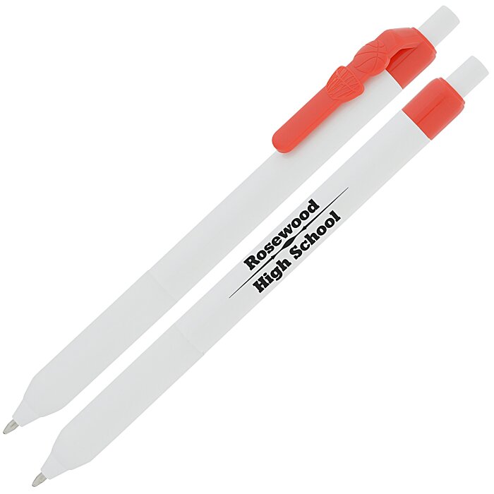 Custom Alamo Pen - White - Basketball