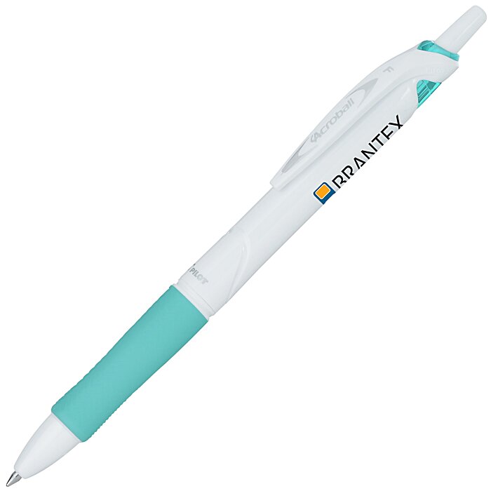 Custom Pilot Acroball Pen - White - Full Colour