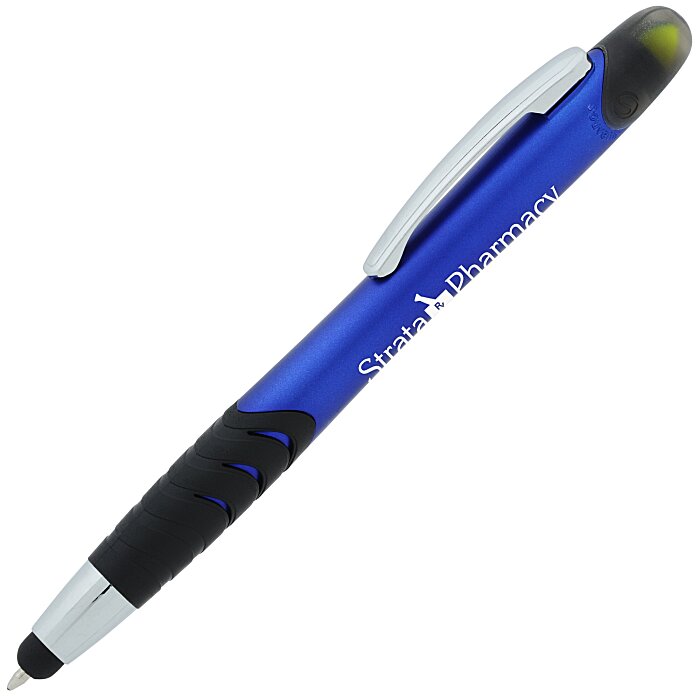 Custom Souvenir Jalan Stylus Pen / Dual Highlighter Combo