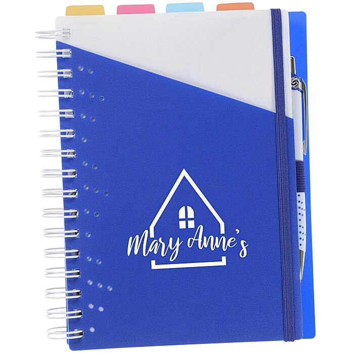 Custom Souvenir Tabbed Notebook with Pen