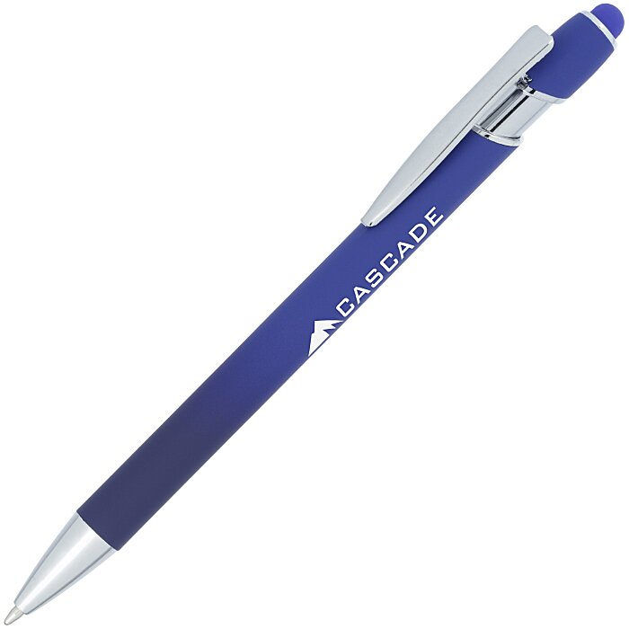 Custom Bali Ombre Soft Touch Stylus Metal Pen