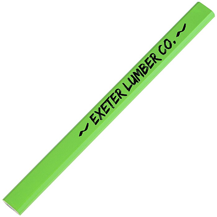 Custom Fluorescent Carpenter Pencil