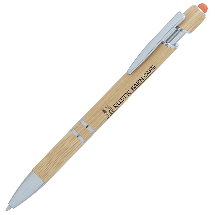 Custom Carter Incline Bamboo Stylus Pen