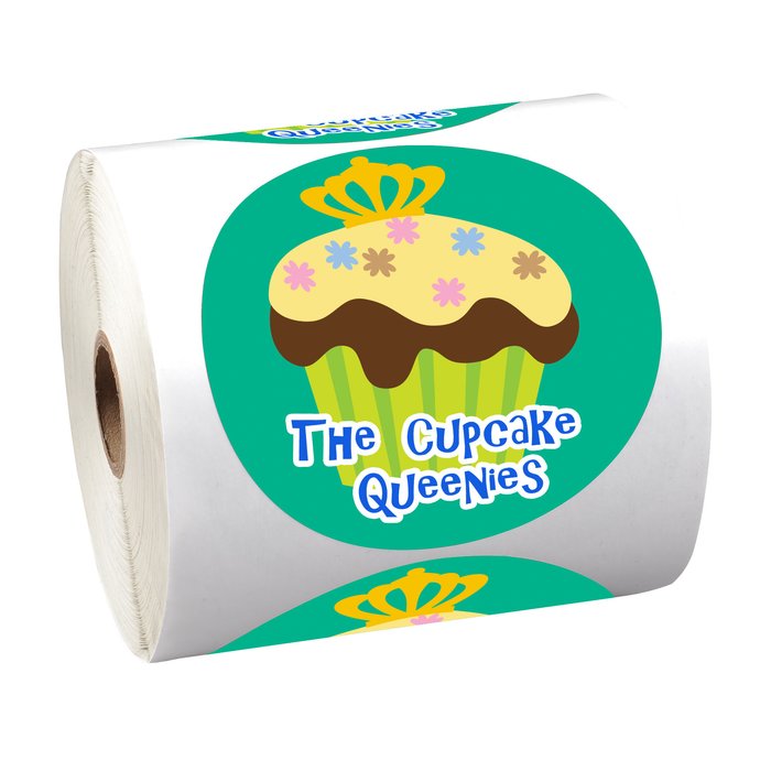 Custom Full Colour Sticker by the Roll - Circle - 3 3/4 inches