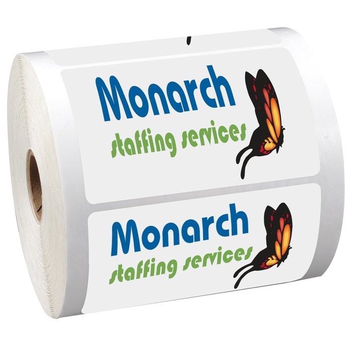Custom Full Colour Sticker by the Roll - Rectangle- 2-3/8