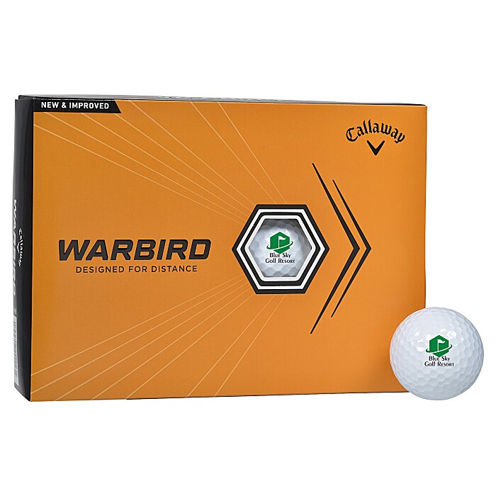 Custom Callaway Warbird Golf Ball - Dozen
