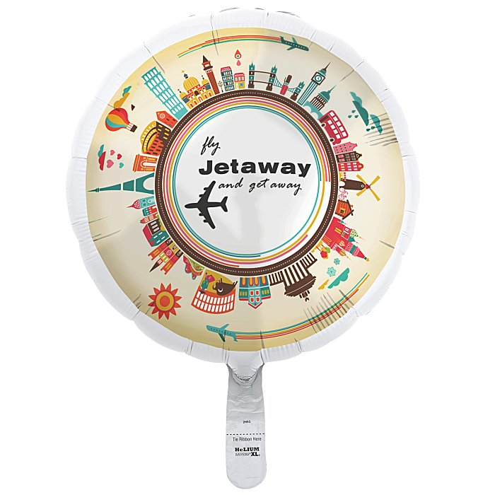 Custom Full Colour Foil Balloon - 17 inches - Round