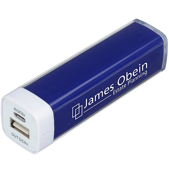 Custom Energize Jr. Portable Power Bank - 1800 mAh