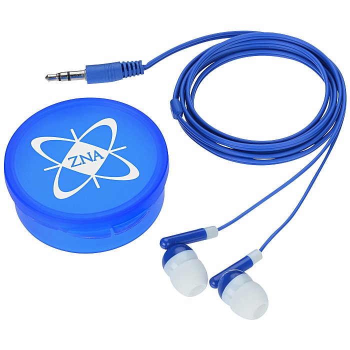 Custom Colourful Earbuds with Traveler Case