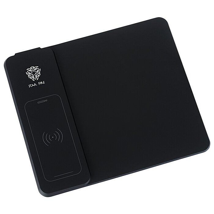 Custom SCX Light-Up Logo Wireless Charging Mouse Pad - Closeout