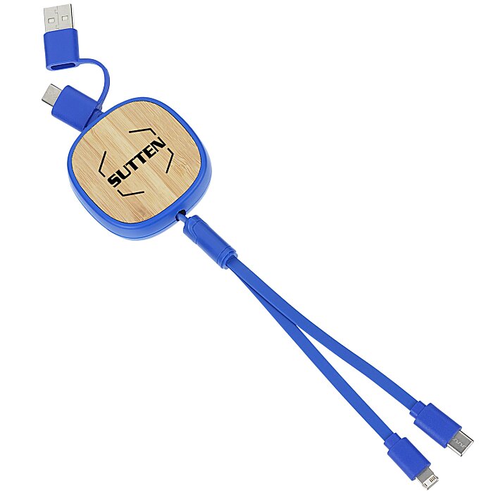 Custom Benny Retractable Duo Charging Cable