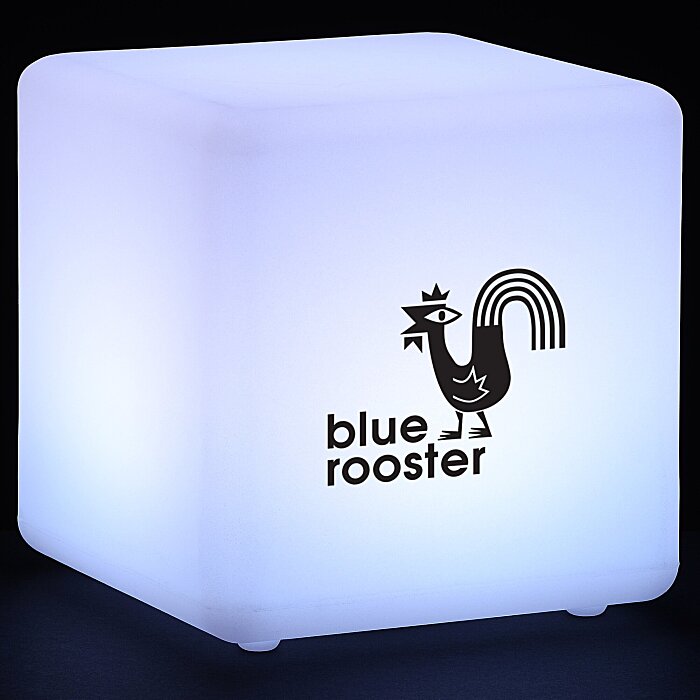 Custom 8-inch Deco Light-Up Cube