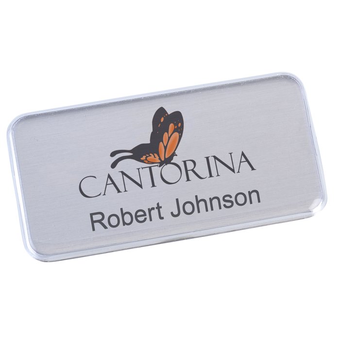 Custom Click It Name Badge - 1-1/2