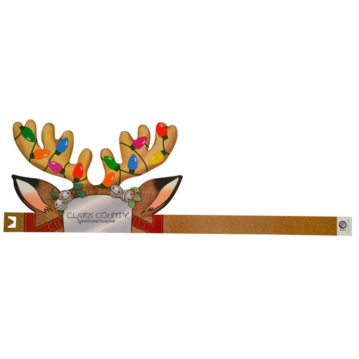 Custom Reindeer Antler Headband