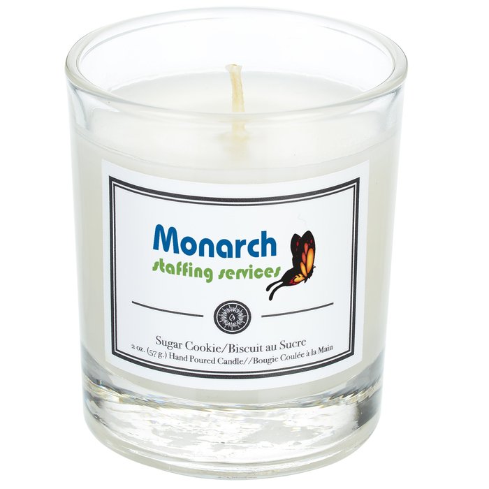 Custom Zen Scented Votive Candle - 2 oz. - Sugar Cookie