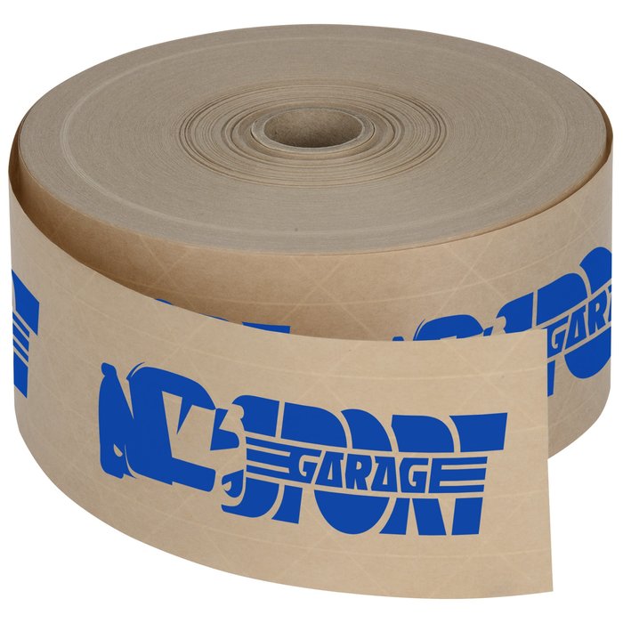 Custom Water Activated Reinforced Box Tape - Kraft