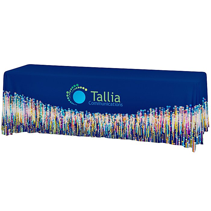 Custom Hemmed Premium Table Throw - 8 feet